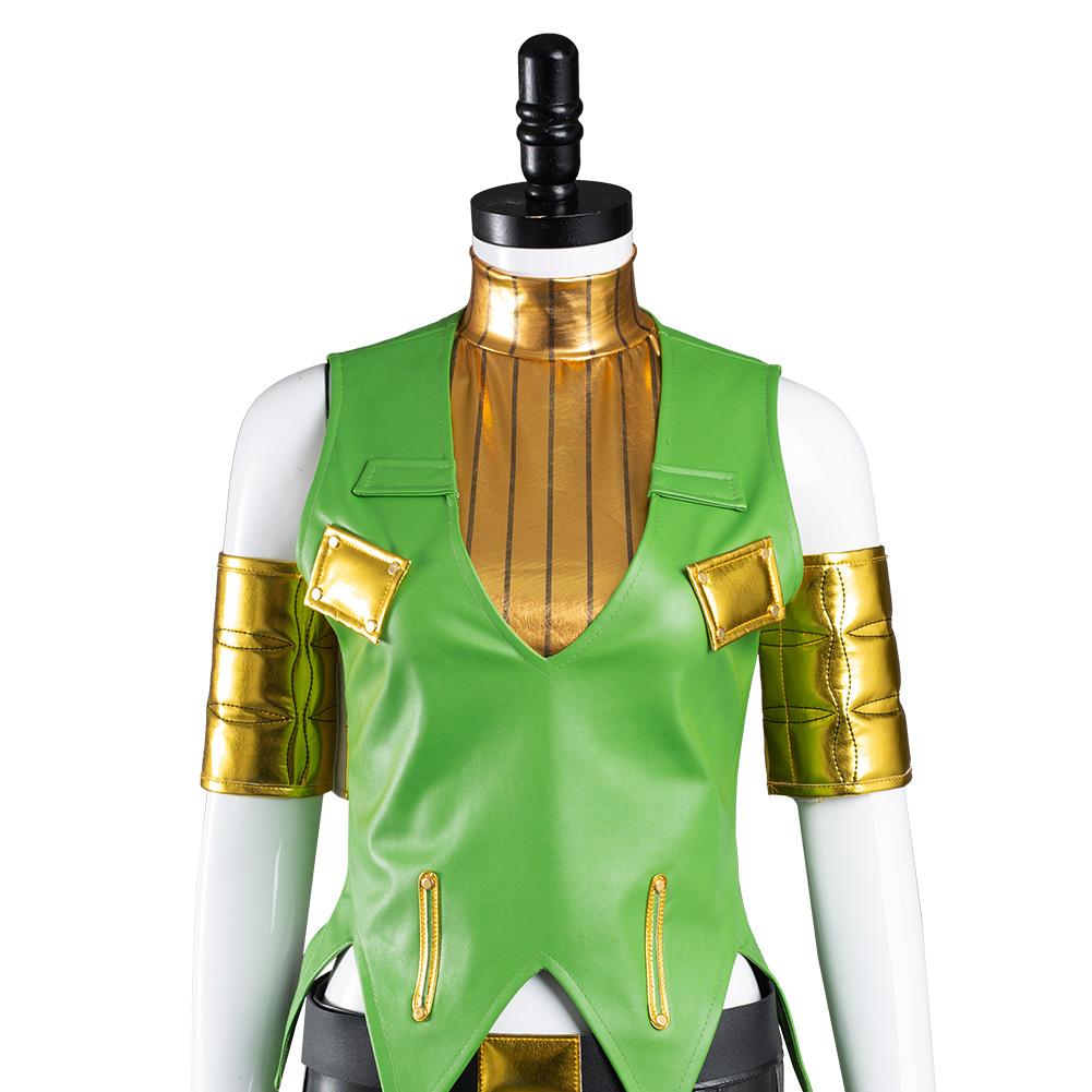 Anime JoJo‘s Bizarre Adventure Stone Ocean Hermes Costello Cosplay Disfraz Halloween Carnaval Traje