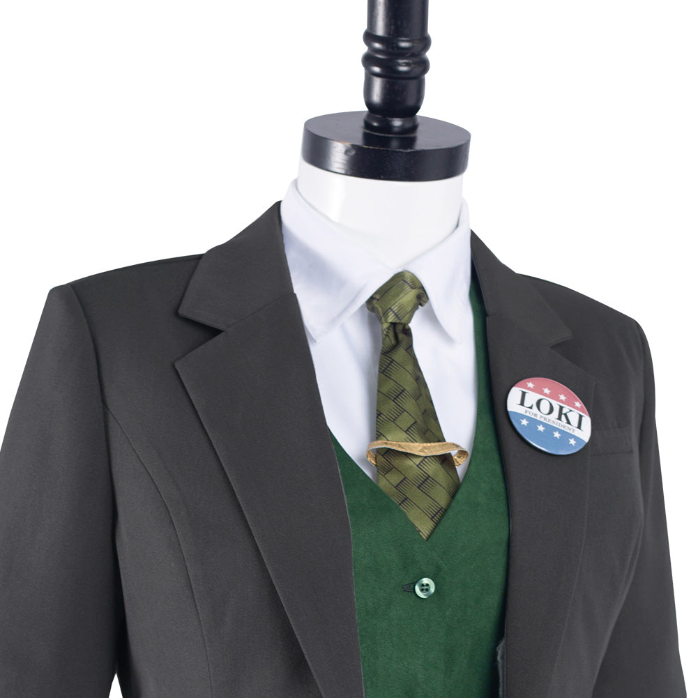 TV Loki uniforme de mujer vestido Cosplay Disfraz Traje-DISFRAZDEDIADEBRUJAS.ES