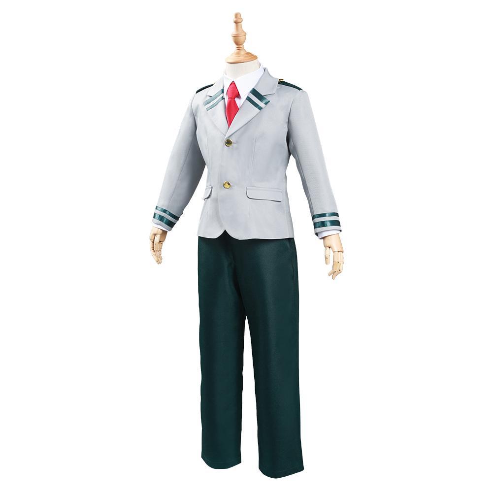 Anime My Hero Academia Midoriya Izuku Bakugou Katsuki Niños Uniforme Halloween Carnaval Cosplay Disfraz
