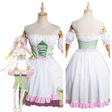 Anime Demon Slayer Kanroji Mitsuri Cosplay Lolita Halloween Falda Carnaval Traje-DISFRAZDEDIADEBRUJAS.ES®