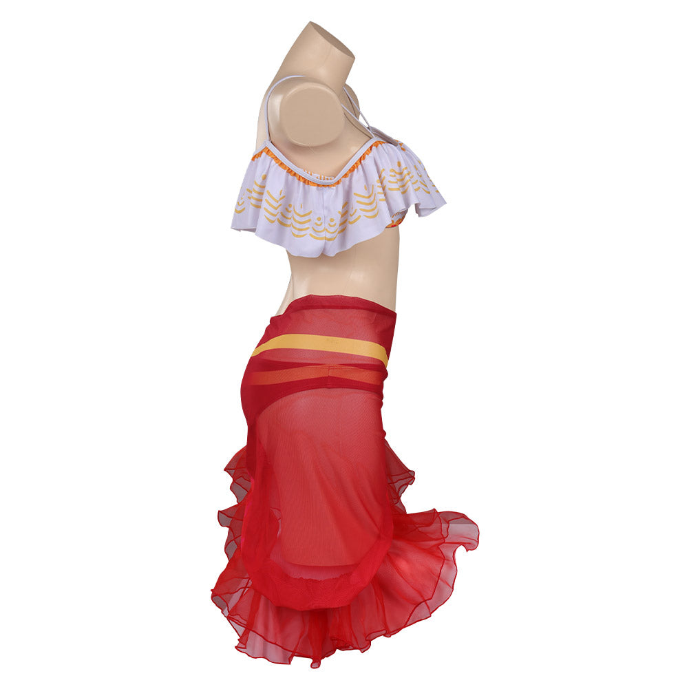 Película Encanto Dolores Bañador De Mujer Adulto Cosplay Trajes De Disfraces De Halloween Carnaval Fiesta DISFRAZDEDIADEBRUJAS.ES®