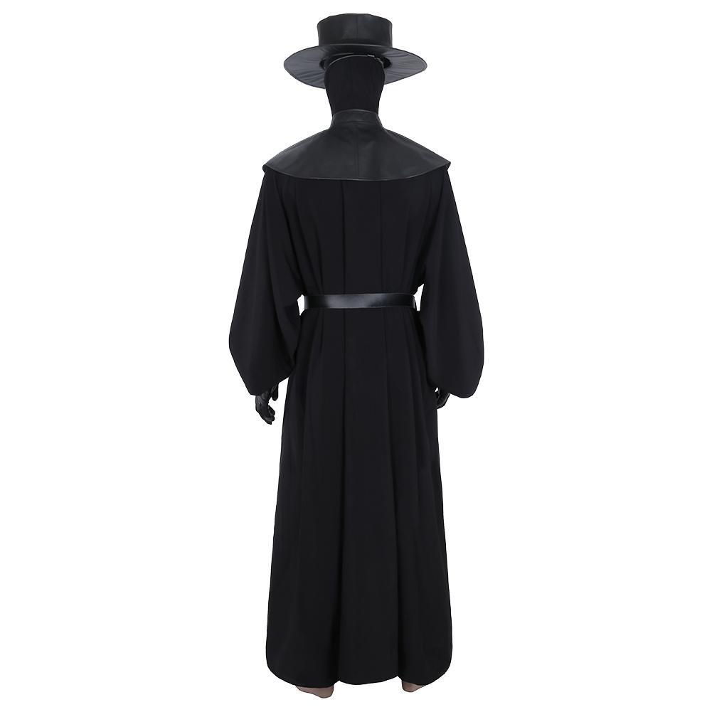 Anime Plague Doctor Steampunk Medieval Traje de uniforme para adultos carnaval Halloween Cosplay Disfraz