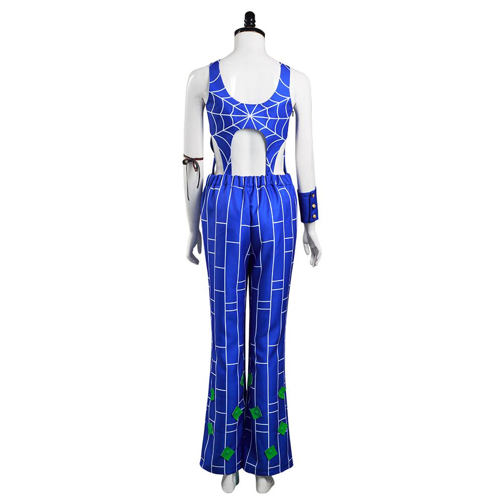 Anime JoJo‘s Bizarre Adventure : Stone Ocean Jolyne Cujoh Cosplay Disfraz Halloween Carnaval Traje