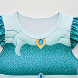 Anime La Princesa Jasmine Niños Cosplay Navidad Disfraz Traje Vestido