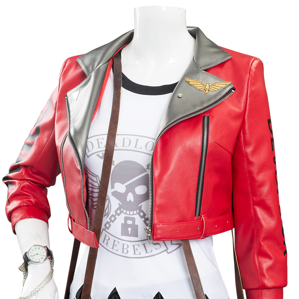 Juego Overwatch deadlock Ashe Cosplay Disfraz Halloween Fiesta Conjunto Carnaval Traje Per.