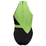 Anime Kim Possible Shego Niños Cosplay Fiesta Disfraz Traje de Baño Creación Secundaria-DISFRAZDEDIADEBRUJAS.ES®