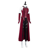 Series de Televisión Wandavision Scarlet Witch Cosplay Disfraz Halloween Fiesta Carnaval Traje