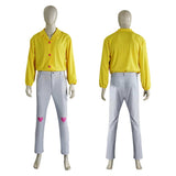 Camisa cosplay amarilla Romance para hombre adulto traje para fiesta de carnaval y Halloween