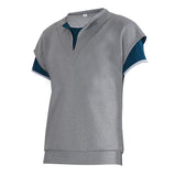 Camisa gris de cosplay de Erica Sinclair de Stranger Things para disfraz de Halloween o carnaval