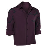 Camisa negra Jinu Cosplay para hombre adulto traje de carnaval para Halloween