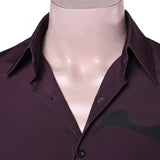 Camisa negra Jinu Cosplay para hombre adulto traje de carnaval para Halloween