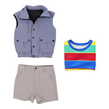 Conjunto de disfraz de Derek de Stranger Things para niños, para Halloween y fiestas de carnaval. 