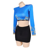 Disfraz de Zoey Blue para mujer adulta para Halloween carnaval o fiesta