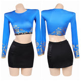 Disfraz de Zoey Blue para mujer adulta para Halloween carnaval o fiesta