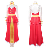 Hazbin Hotel Charlie Red Traje de cosplay para mujer adulto Traje de fiesta de Halloween y carnaval
