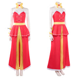 Hazbin Hotel Charlie Red Traje de cosplay para mujer adulto Traje de fiesta de Halloween y carnaval