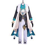 Honkai: Star Rail Aventurine Cosplay Blanco Disfraz Adulto Hombre Traje De Carnaval Halloween Fiesta