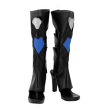 Honkai: Star Rail Hanya Cosplay Shoe Negro Mujer Zapatos Botas Adulto Halloween Carnaval Accesorios De Fiestas