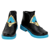 Honkai Star Rail Aventurina Cosplay Negro Shoe Adulto Hombre Halloween Carnaval Accesorios De Fiestas