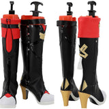 Honkai: Star Rail Topaz Cosplay Negro Shoe Adulto Mujer Zapatos Botas Halloween Carnaval Accesorios De Fiestas