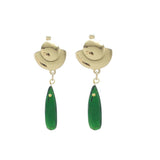 Kusuriya no Hitorigoto Maomao Cosplay Dorada Pendientes Accessory Adulto Halloween Carnaval Accesorios De Fiestas