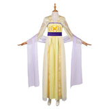 Kusuriya no Hitorigoto Maomao Cosplay Amarillo Hanfu Disfraz Adulto Mujer Traje De Carnaval Halloween Fiesta