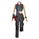Arcane League of Legends Jinx Cosplay Verde Disfraz Adulto Mujer Traje De Carnaval Halloween Fiesta