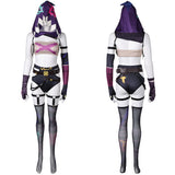 League of Legends Jinx Cosplay Disfraz Adulto Hombre Mujer Traje De Carnaval Halloween Fiesta