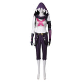 League of Legends Jinx Cosplay Disfraz Adulto Hombre Mujer Traje De Carnaval Halloween Fiesta