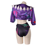 League of Legends Jinx Cosplay Disfraz Adulto Hombre Mujer Traje De Carnaval Halloween Fiesta