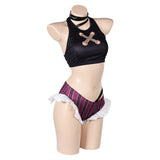 League of Legends Jinx Cosplay Disfraz Adulto Hombre Mujer Traje De Carnaval Halloween Fiesta