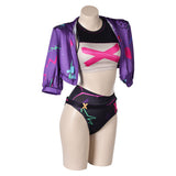 League of Legends Jinx Cosplay Disfraz Adulto Hombre Mujer Traje De Carnaval Halloween Fiesta