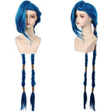 League of Legends Jinx Cosplay Wig Adulto Halloween Carnaval Accesorios De Fiestas