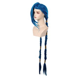 League of Legends Jinx Cosplay Wig Adulto Halloween Carnaval Accesorios De Fiestas