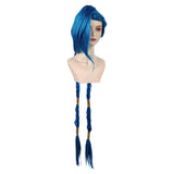 League of Legends Jinx Cosplay Wig Adulto Halloween Carnaval Accesorios De Fiestas