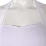 Now You See Me:Now You Don't vestido blanco de cosplay de Henley Reeves para mujer adulta traje para fiesta de carnaval o Halloween