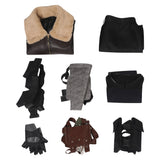 Resident Evil 4 Remake Leon S.Kennedy Abrigo​ Cosplay Disfraz Adulto Hombre Traje De Carnaval Halloween Fiesta