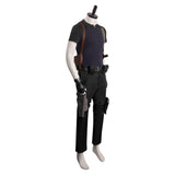 Resident Evil 4 Remake Leon S.Kennedy Abrigo​ Cosplay Disfraz Adulto Hombre Traje De Carnaval Halloween Fiesta