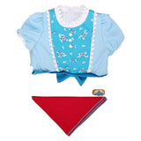 Stranger Things Holly Wheeler Cosplay Vestido azul para mujer Fiesta de Halloween Carnaval