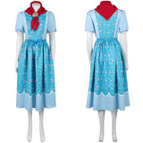 Stranger Things Holly Wheeler Cosplay Vestido azul para mujer Fiesta de Halloween Carnaval