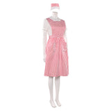 Stranger Things Nancy Wheeler Cosplay Pink Dress Halloween Carnival Party Suit