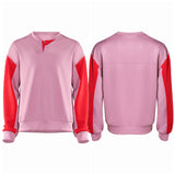 Stranger Things Steve Harrington Cosplay Pink HoHalloween Carnival Party Suit