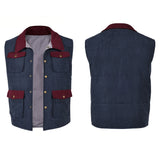 Stranger Things Will Byers Cosplay Blue Vest For Adult Male Halloween Carnival Party