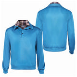 Stranger Things Will Byers Cosplay Traje azul Fiesta de Halloween y Carnaval