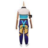 Traje azul de cosplay para niños Zoey Traje de Halloween y carnaval