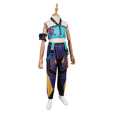 Traje azul de cosplay para niños Zoey Traje de Halloween y carnaval