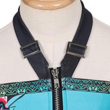 Traje azul de cosplay para niños Zoey Traje de Halloween y carnaval