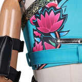 Traje azul de cosplay para niños Zoey Traje de Halloween y carnaval