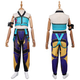 Traje azul de cosplay para niños Zoey Traje de Halloween y carnaval