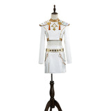 Traje blanco de cosplay para niños Zoey Traje de Halloween y carnaval